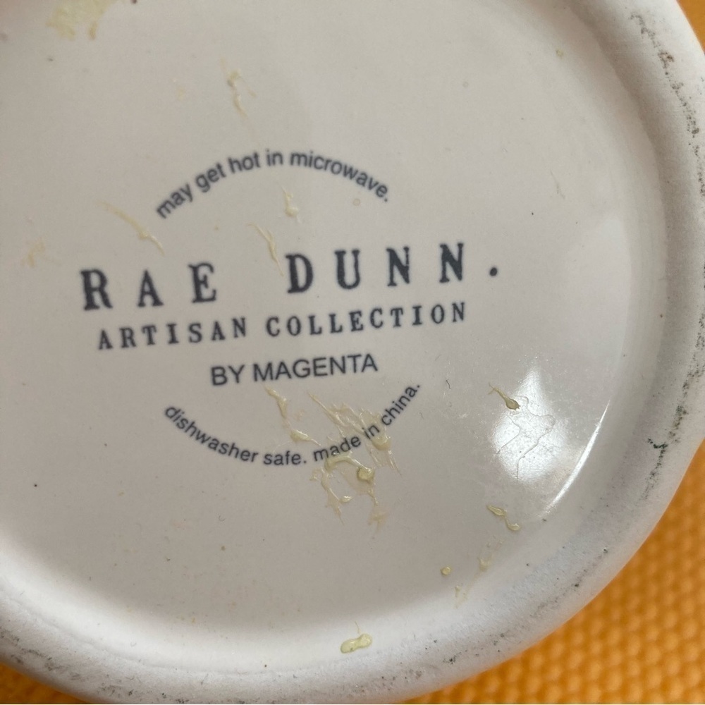 Rae Dunn HARMONY Mug Cup Ivory & Black Farmhouse Artisan Collection by Magenta. - Picture 5 of 7